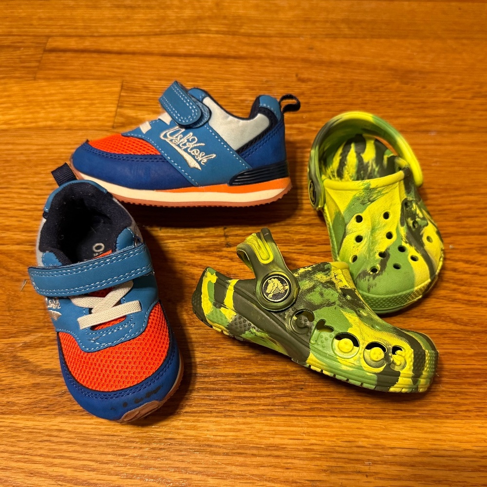 Toddler 5C shoe bundle crocs